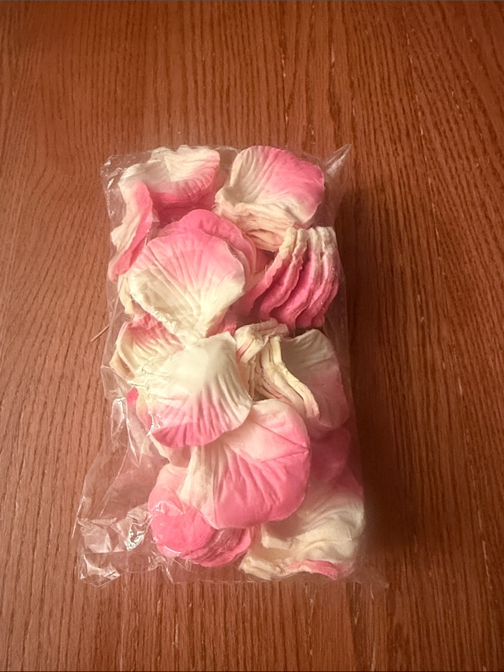 Pink and Cream Rose Petal Confetti Pack